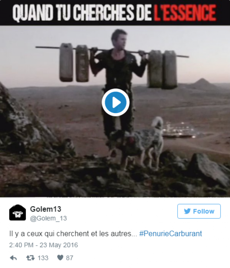Illustration de l'article : Quand les twittos s&rsquo;attaquent &agrave; la p&eacute;nurie de carburant&hellip; 22 Tweets !