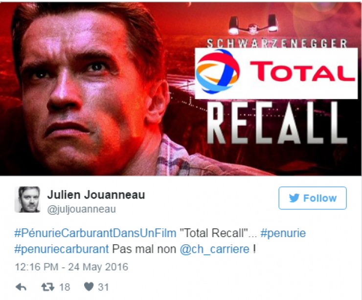 Illustration de l'article : Quand les twittos s&rsquo;attaquent &agrave; la p&eacute;nurie de carburant&hellip; 22 Tweets !