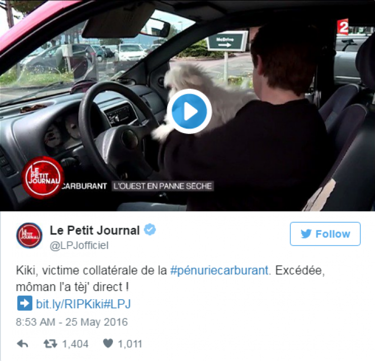 Illustration de l'article : Quand les twittos s&rsquo;attaquent &agrave; la p&eacute;nurie de carburant&hellip; 22 Tweets !