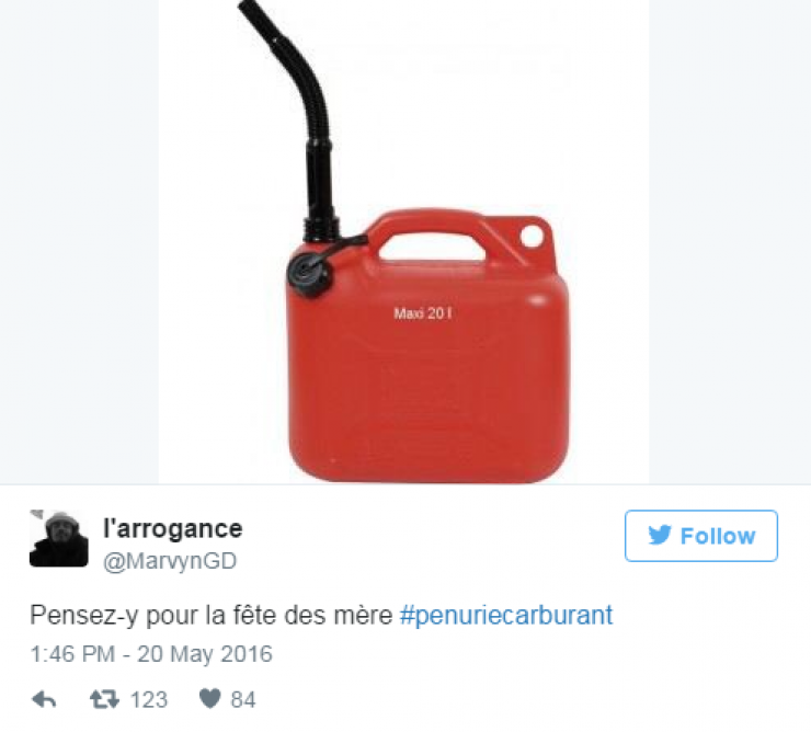 Illustration de l'article : Quand les twittos s&rsquo;attaquent &agrave; la p&eacute;nurie de carburant&hellip; 22 Tweets !