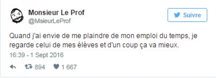 Illustration de l'article : Vous connaissez Monsieur le Prof ? Son humour noir ne laisse pas indifférent ! Voici 26 de ses pépites...