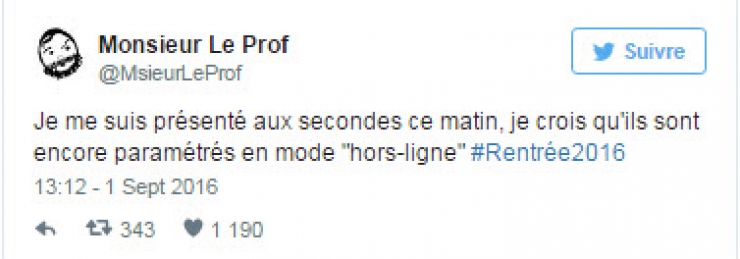 Illustration de l'article : Vous connaissez Monsieur le Prof ? Son humour noir ne laisse pas indifférent ! Voici 26 de ses pépites...