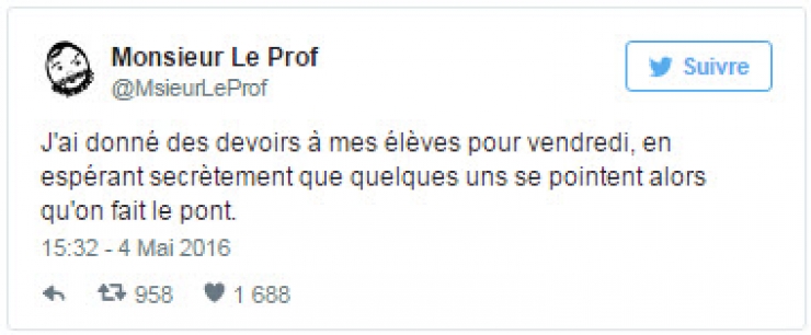 Illustration de l'article : Vous connaissez Monsieur le Prof ? Son humour noir ne laisse pas indifférent ! Voici 26 de ses pépites...