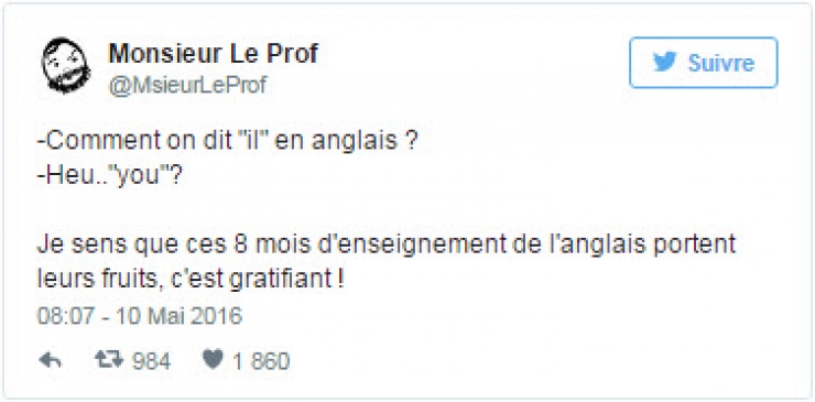 Illustration de l'article : Vous connaissez Monsieur le Prof ? Son humour noir ne laisse pas indifférent ! Voici 26 de ses pépites...