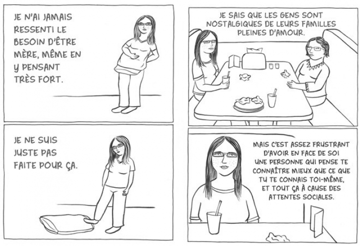 Illustration de l'article : NON, ce n'est pas anormal ou honteux de ne pas vouloir d'enfants ! Cette illustratrice va vous le prouver !