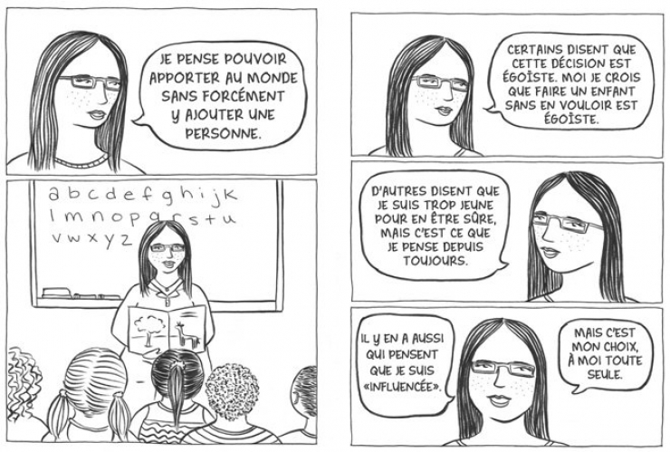 Illustration de l'article : NON, ce n'est pas anormal ou honteux de ne pas vouloir d'enfants ! Cette illustratrice va vous le prouver !