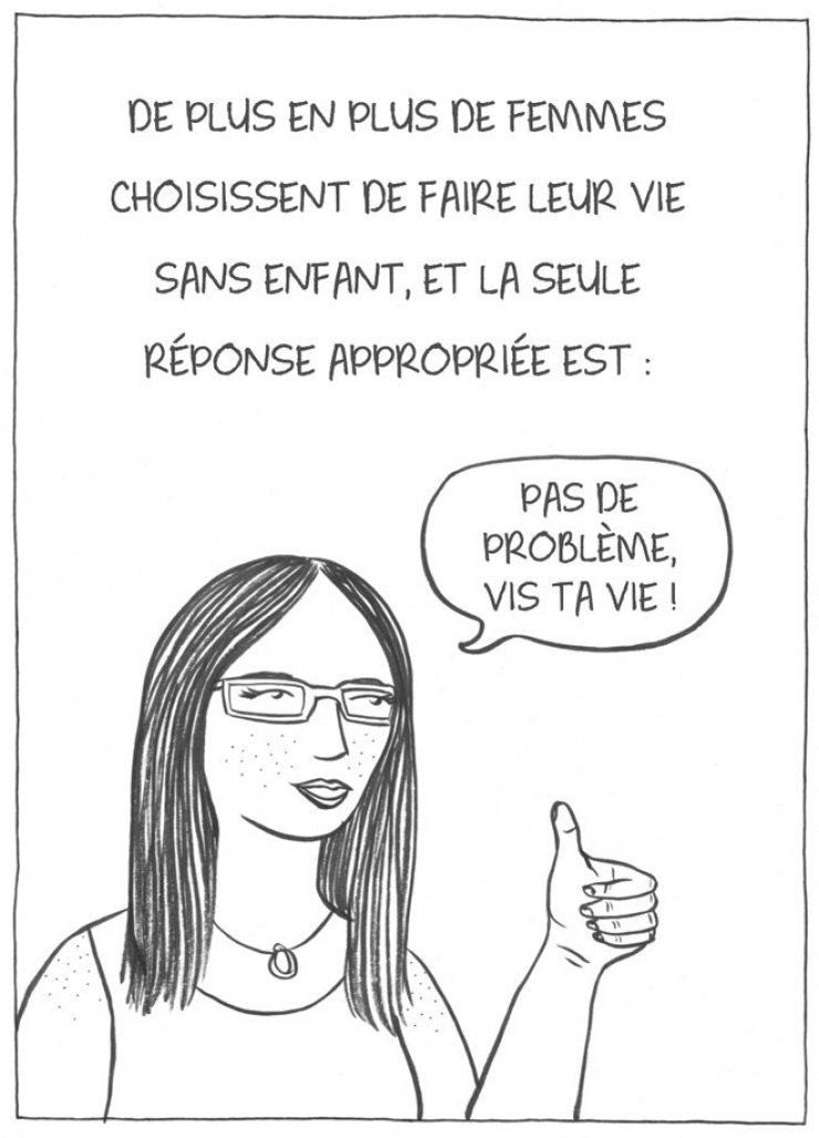 Illustration de l'article : NON, ce n'est pas anormal ou honteux de ne pas vouloir d'enfants ! Cette illustratrice va vous le prouver !