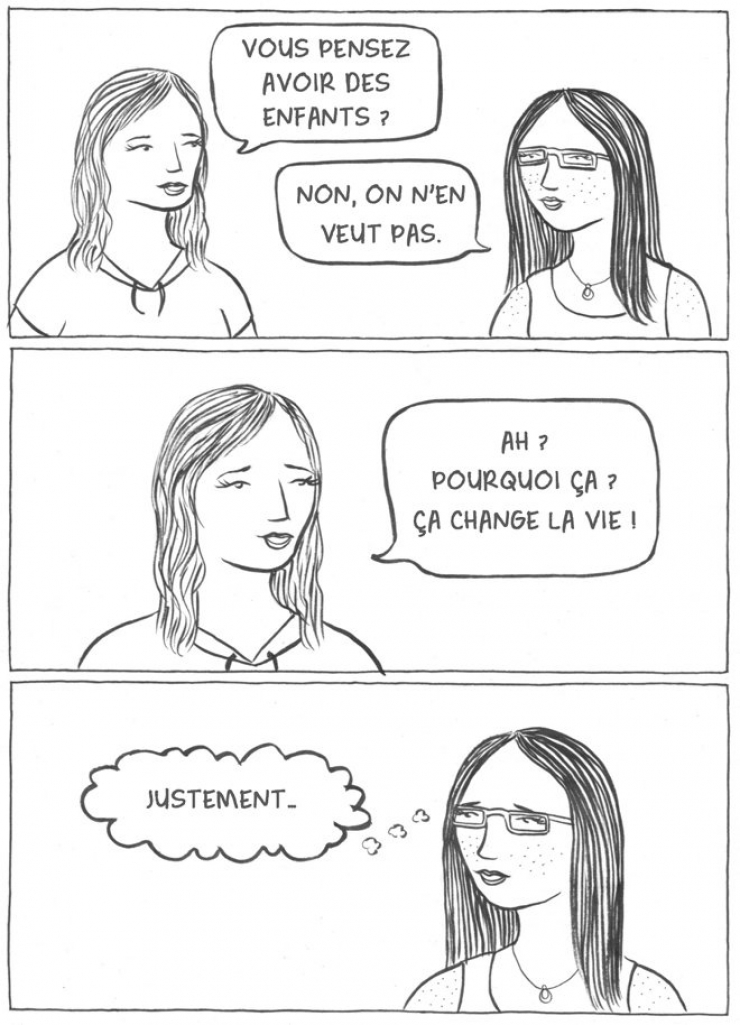 Illustration de l'article : NON, ce n'est pas anormal ou honteux de ne pas vouloir d'enfants ! Cette illustratrice va vous le prouver !