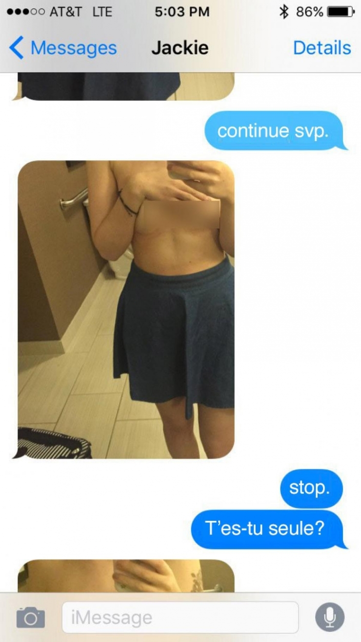 Illustration de l'article : Elle envoie des photos coquines à son mec pendant son "voyage d'affaire"... Mais ça met fin à leur relation !