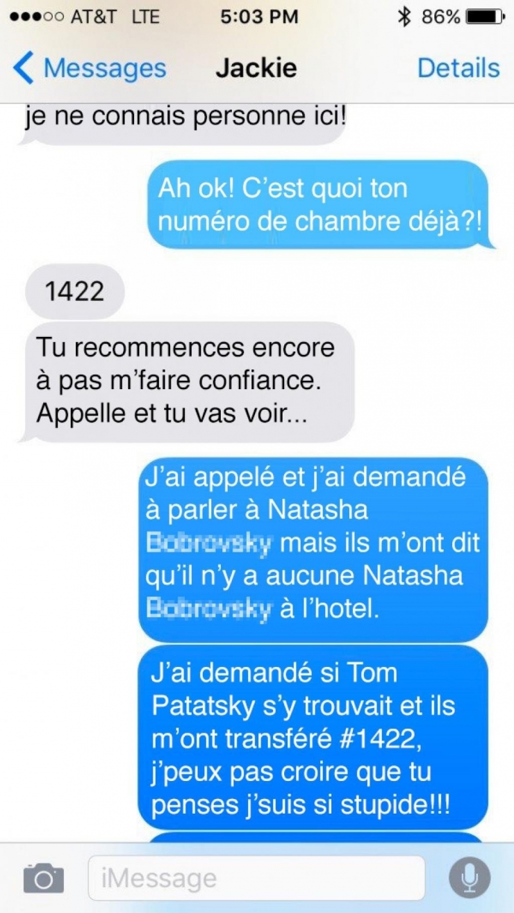 Illustration de l'article : Elle envoie des photos coquines à son mec pendant son "voyage d'affaire"... Mais ça met fin à leur relation !