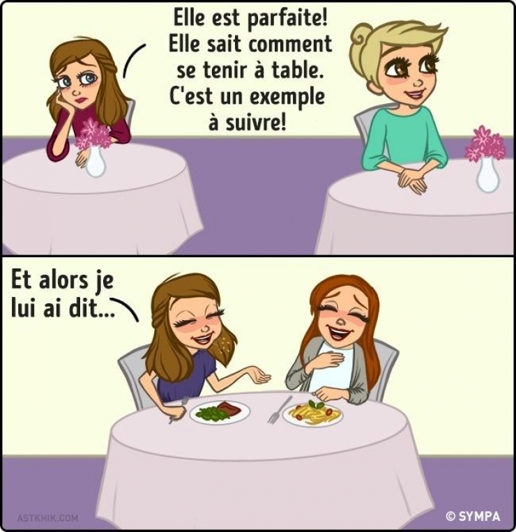 Illustration de l'article : 15 moments drôles de la vie d’une femme