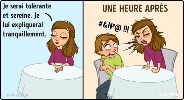 Illustration de l'article : 15 moments drôles de la vie d’une femme