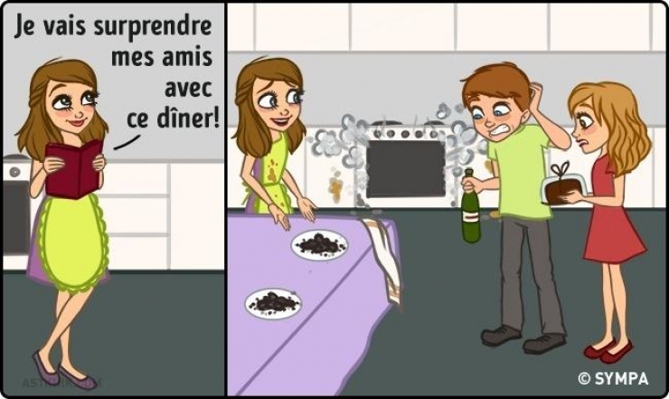 Illustration de l'article : 15 moments drôles de la vie d’une femme