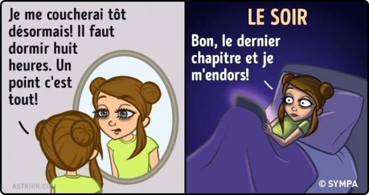 Illustration de l'article : 15 moments drôles de la vie d’une femme