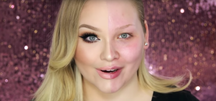 Illustration de l'article : Une moitié de visage sans maquillage, et l'autre avec... Ces 19 femmes nous montrent que c'est un monde de différence !