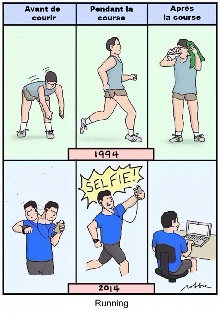 Illustration de l'article : Les diff&eacute;rences entre "hier" et "aujourd'hui", brillamment retranscrites en 14 illustrations !  