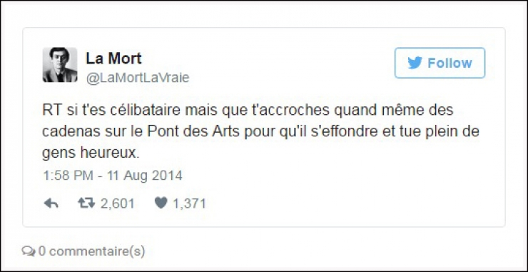 Illustration de l'article : Vive la vie de célibataire... ou pas ! Voici les 12 meilleurs tweets sur le sujet.