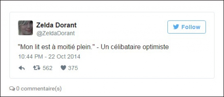 Illustration de l'article : Vive la vie de célibataire... ou pas ! Voici les 12 meilleurs tweets sur le sujet.