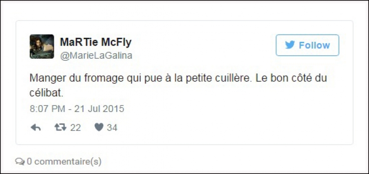 Illustration de l'article : Vive la vie de célibataire... ou pas ! Voici les 12 meilleurs tweets sur le sujet.