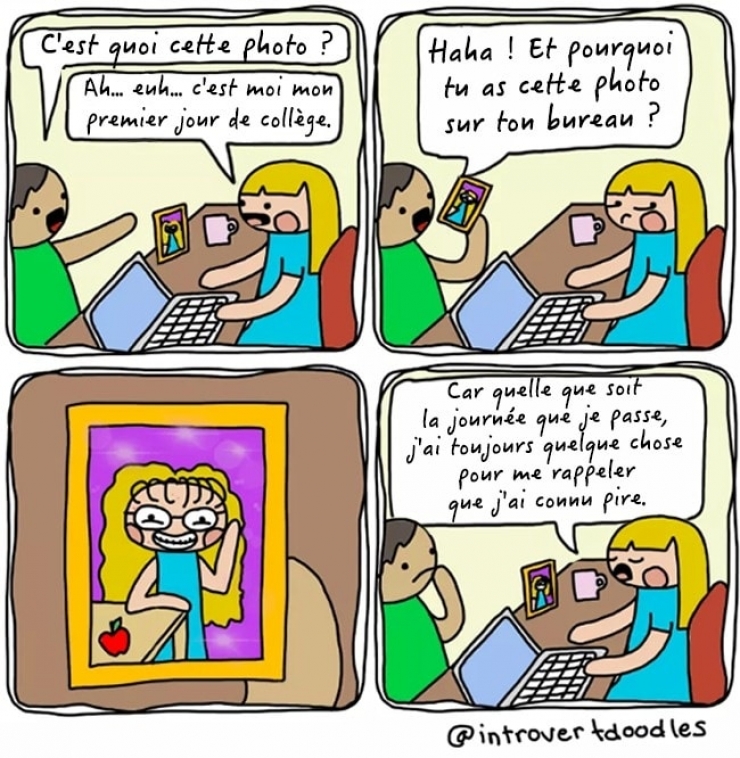 Illustration de l'article : 10 situtations que comprendront tr&egrave;s bien les gens timides...