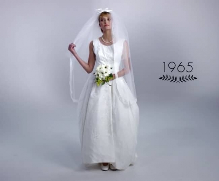Illustration de l'article : L'&eacute;volution des robes de mari&eacute;es ces 100 derni&egrave;res ann&eacute;es...