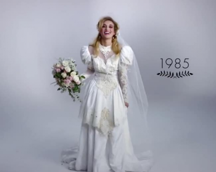 Illustration de l'article : L'&eacute;volution des robes de mari&eacute;es ces 100 derni&egrave;res ann&eacute;es...