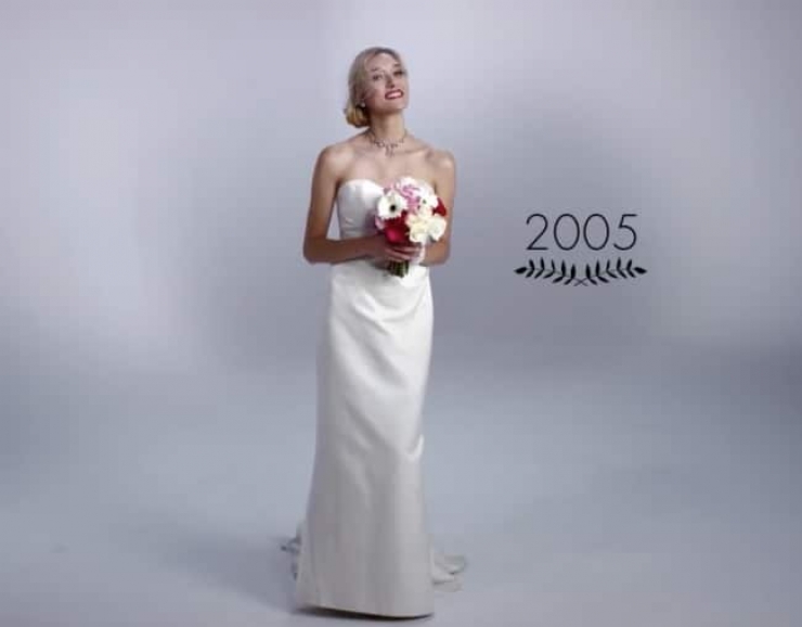 Illustration de l'article : L'&eacute;volution des robes de mari&eacute;es ces 100 derni&egrave;res ann&eacute;es...