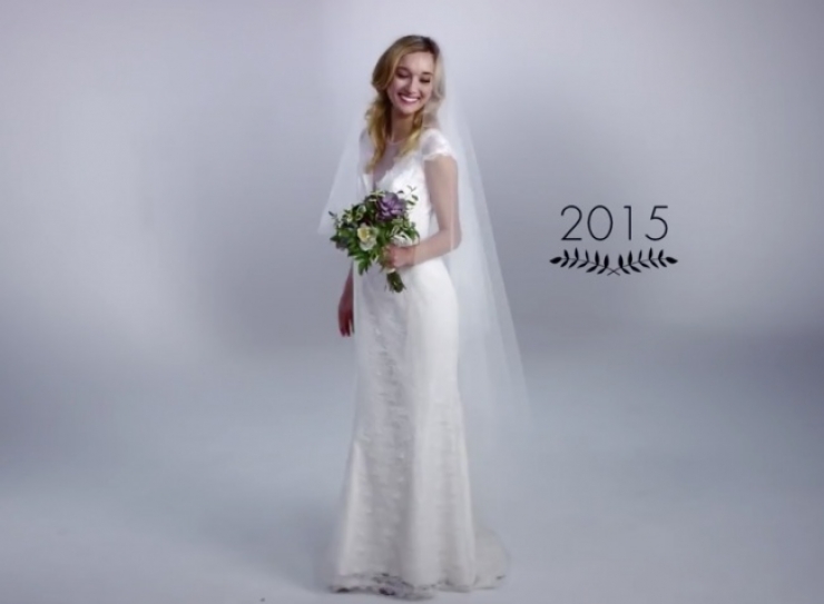 Illustration de l'article : L'&eacute;volution des robes de mari&eacute;es ces 100 derni&egrave;res ann&eacute;es...