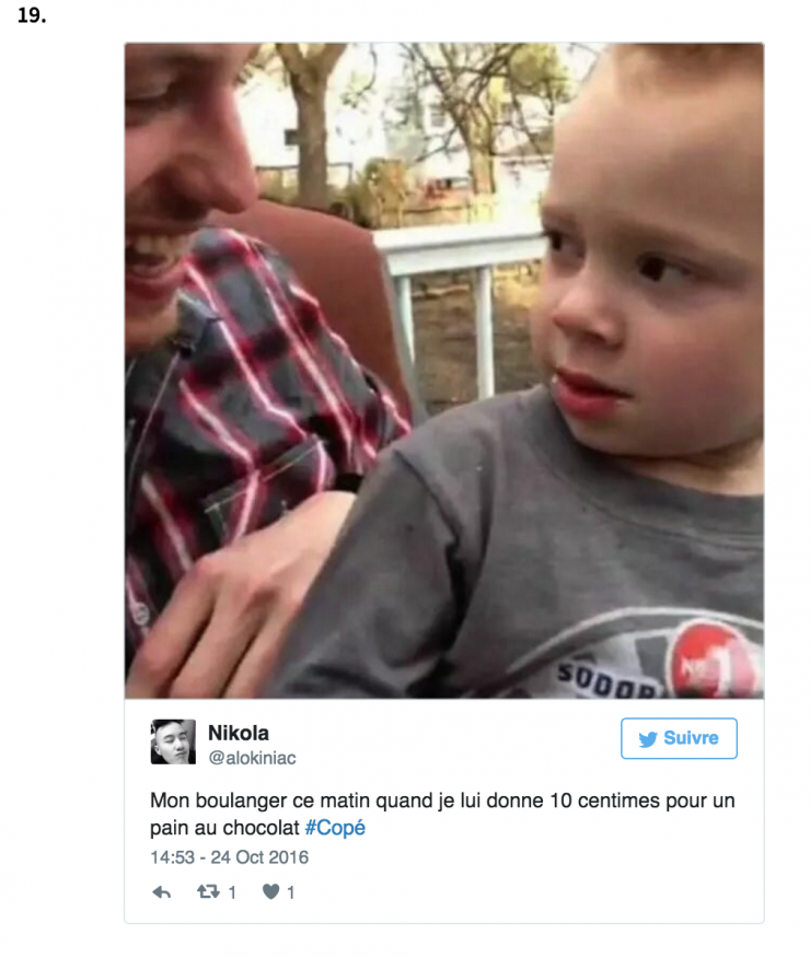 Illustration de l'article : 22 réactions des plus drôles concernant Jean-François Copé qui pense qu'un pain au chocolat coûte 15 centimes en 2016.