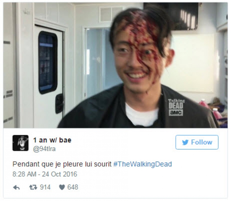 Illustration de l'article : Les 14 meilleurs tweets en réaction à la 7ème saison de « The Walking Dead » !