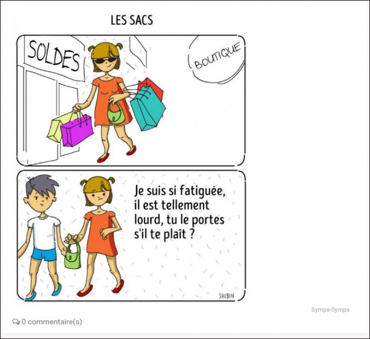 Illustration de l'article : Comment résumer la vie de couple en 14 illustrations ?