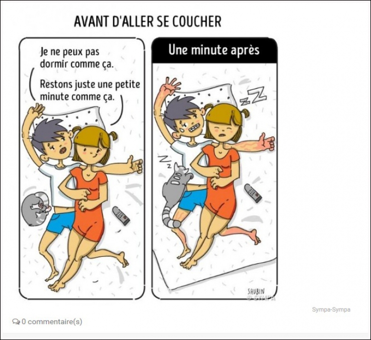 Illustration de l'article : Comment résumer la vie de couple en 14 illustrations ?