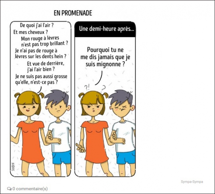 Illustration de l'article : Comment résumer la vie de couple en 14 illustrations ?