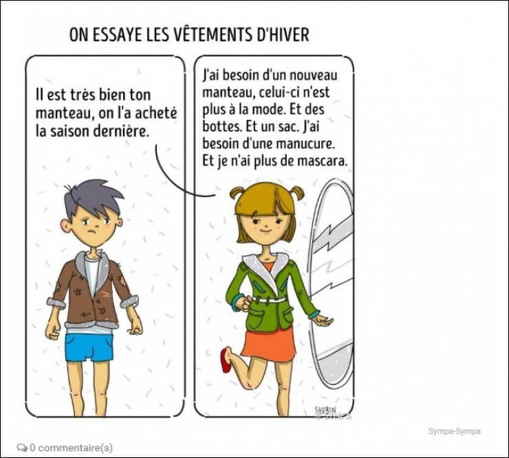 Illustration de l'article : Comment résumer la vie de couple en 14 illustrations ?