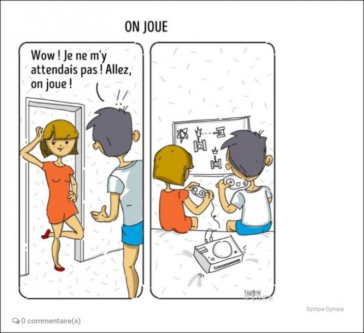 Illustration de l'article : Comment résumer la vie de couple en 14 illustrations ?