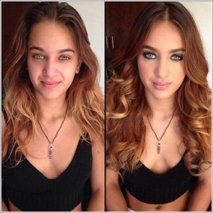 Illustration de l'article : Vous êtes avertis messieurs, la magie du maquillage fait des ravages... 18 photos qui nous le prouvent à nouveau !