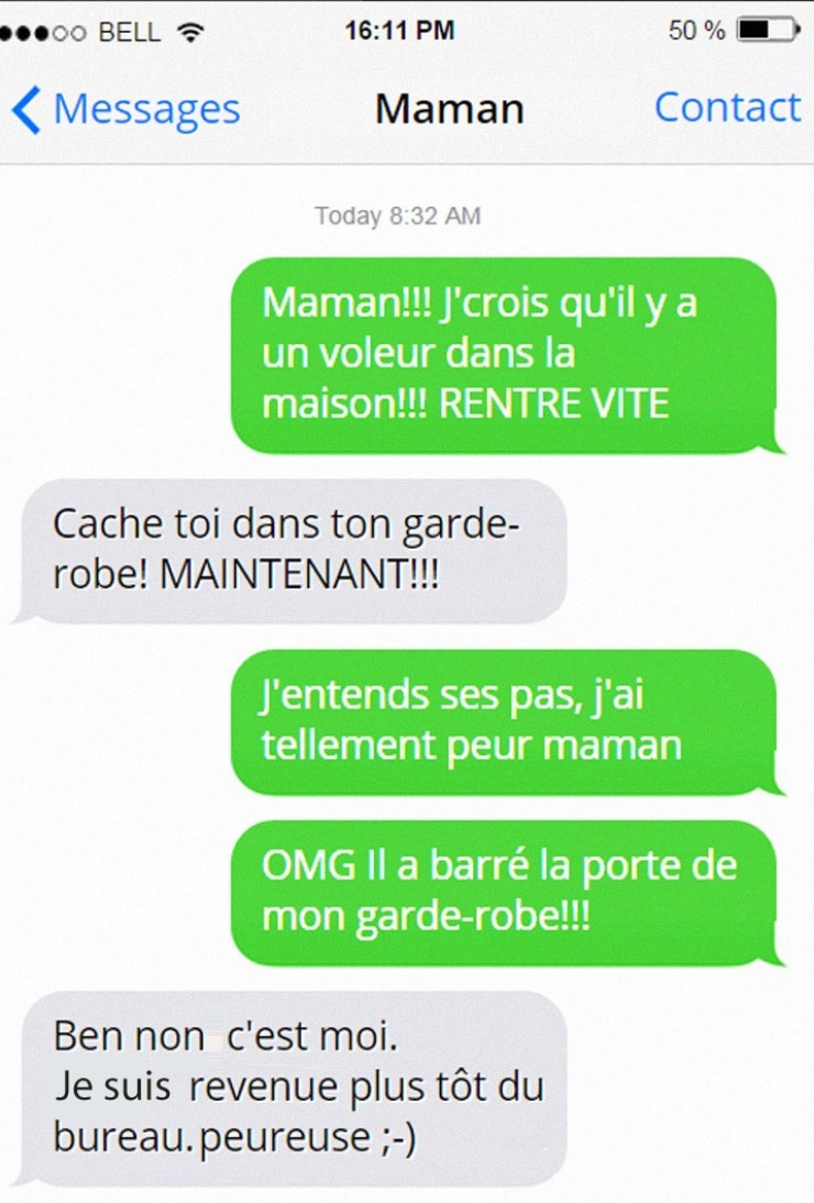 Illustration de l'article : Qui a dit que les parents étaient à la traîne au niveau des « sms » ? En voici 8 qui prouvent le contraire en faisant bien mieux que leurs enfants !