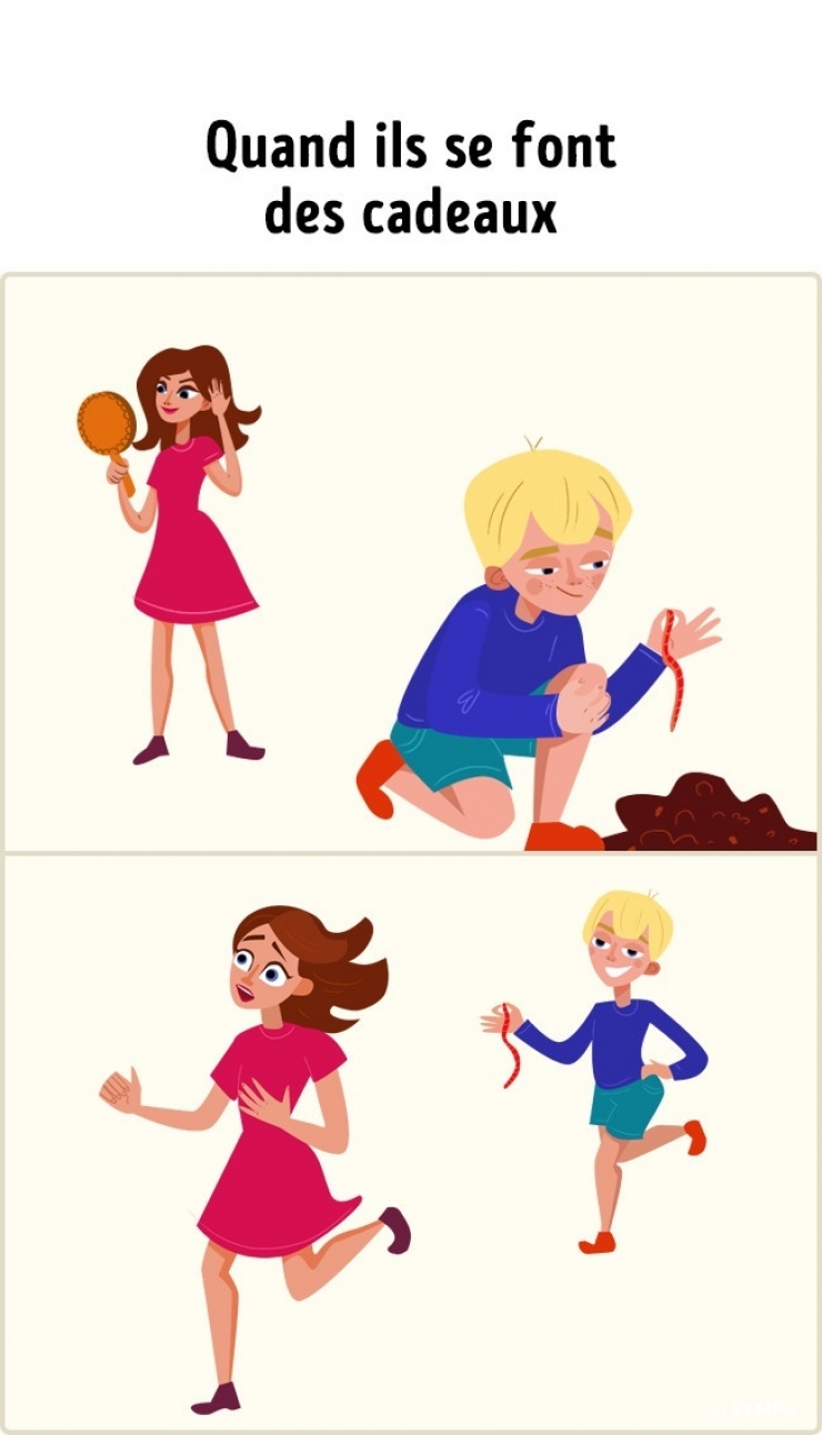 Illustration de l'article : 10 illustrations magnifiques qui montrent la relation magnifique unissant fr&egrave;res et s&oelig;urs... Malgr&eacute; le poids des ann&eacute;es !