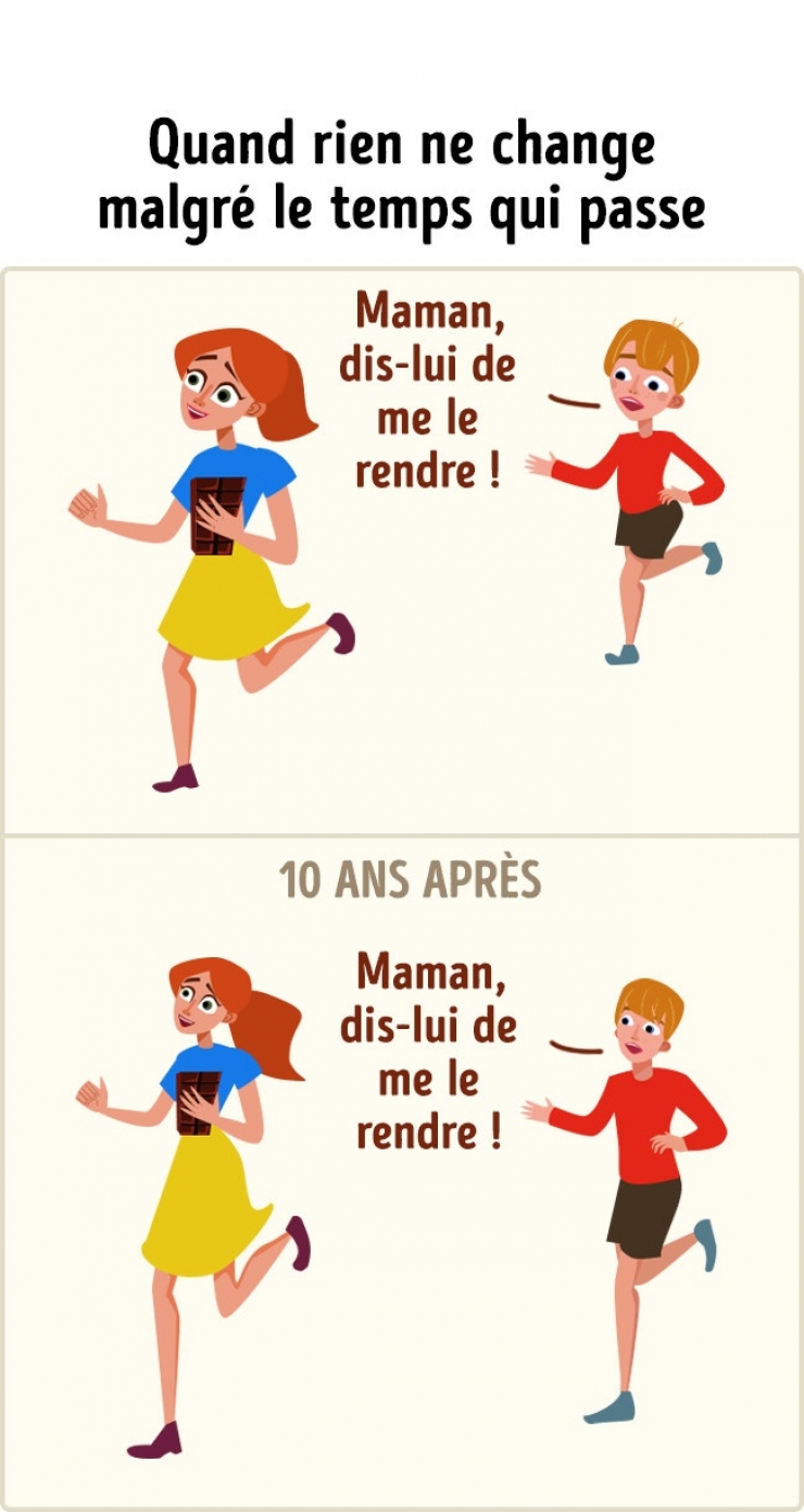 Illustration de l'article : 10 illustrations magnifiques qui montrent la relation magnifique unissant fr&egrave;res et s&oelig;urs... Malgr&eacute; le poids des ann&eacute;es !