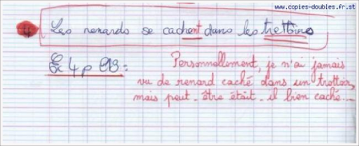 Illustration de l'article : Les élèves ne manquent pas d'humour ! La preuve avec ces 26 perles de copies.