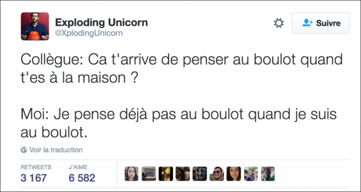 Illustration de l'article : Top 14 des tweets les plus drôles concernant le travail... À ne surtout pas lire au boulot !