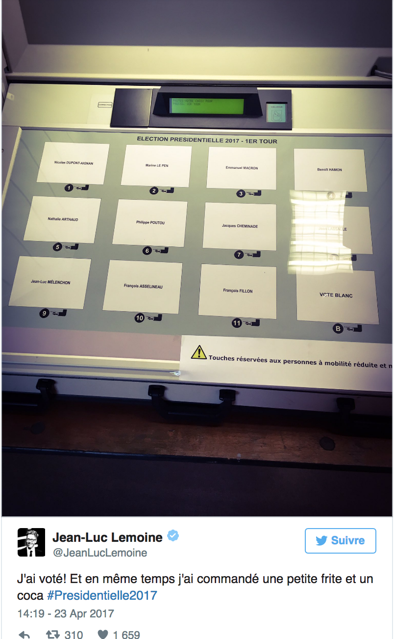 Illustration de l'article : Des internautes s'agacent parce que Cyril Hanouna d&eacute;voile "une partie" de son vote au 1er tour.