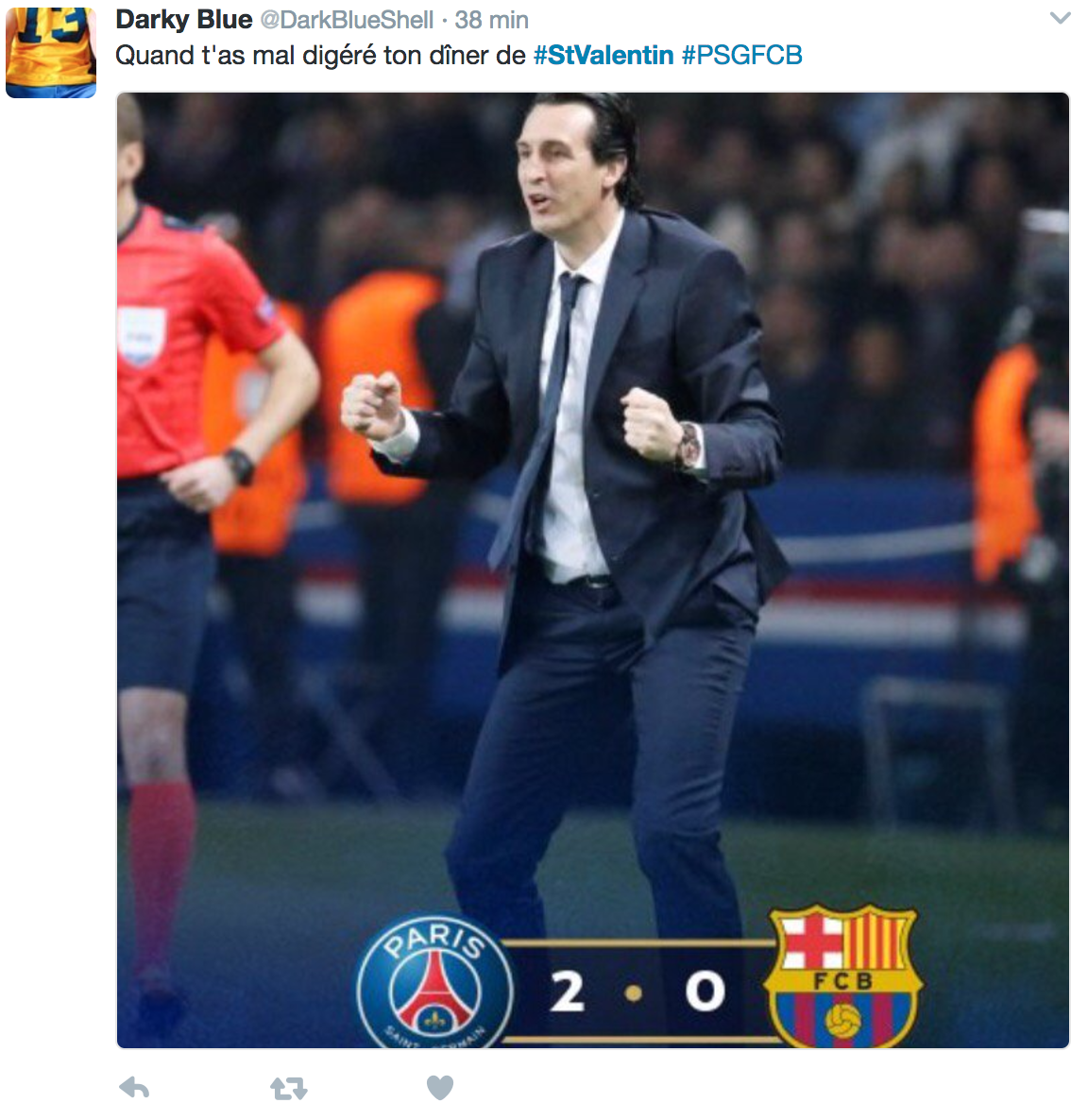 Illustration de l'article : PSG, St.Valentin, voici le top 19 des meilleurs tweets !