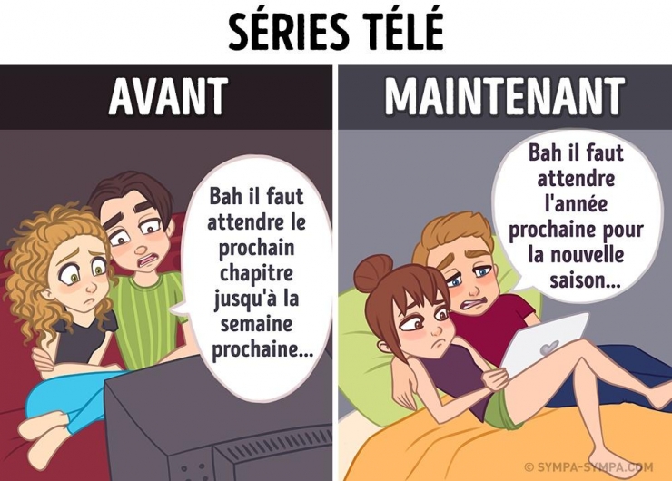 Illustration de l'article : Avant et Après: La vie change avec la technologie... (10 photos)