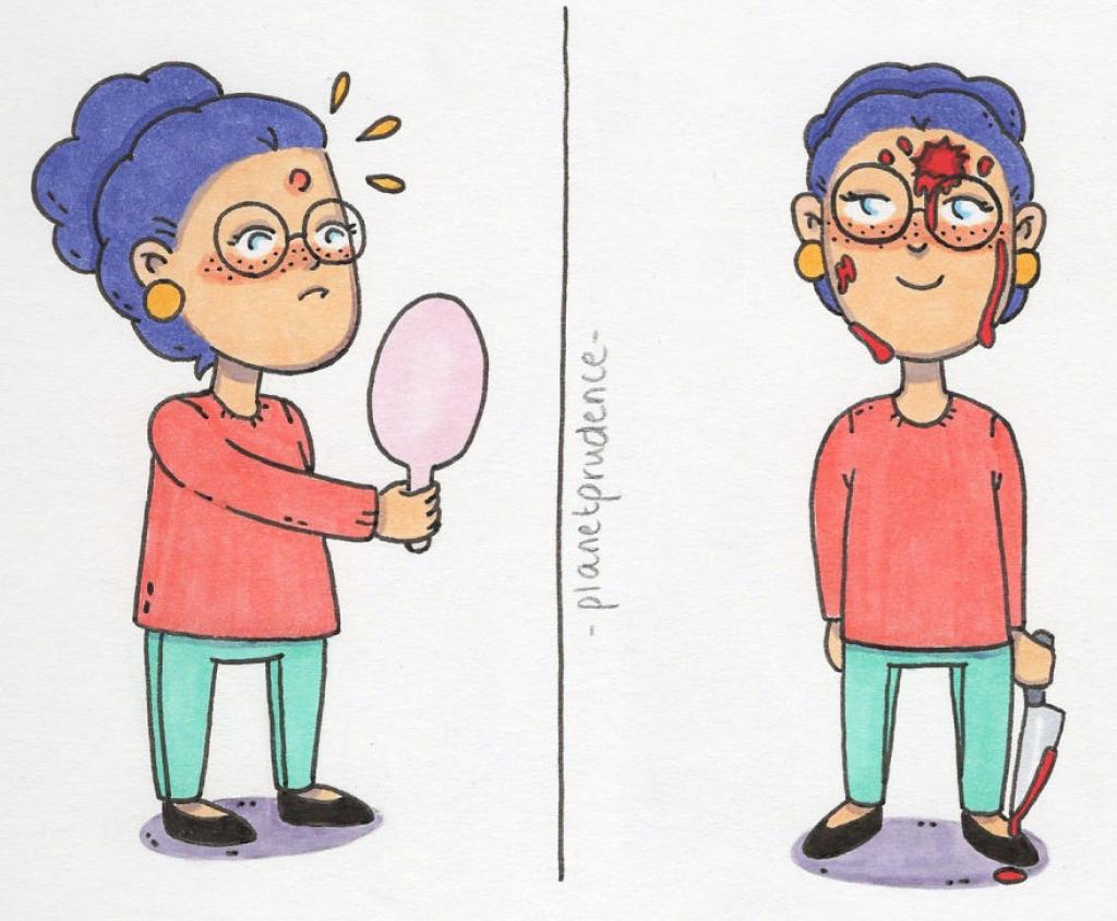 Illustration de l'article : 10 Images Qui Traitent Des Petits "Soucis" Que Toutes Les Femmes Comprendront ! Tellement vrai pour la coiffure...