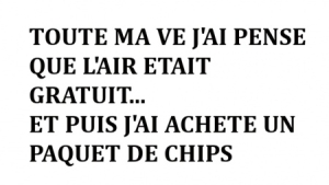 Illustration : "L'air et les chips"