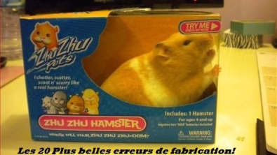 Illustration : "Top 20 des plus belles erreurs de fabrication!"