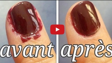 Illustration : Astuce Pratique et facile pour obtenir une manucure bien plus nette!