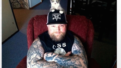 Illustration : Top 11 des photos les plus attendrissantes entre chats et Métalleux.