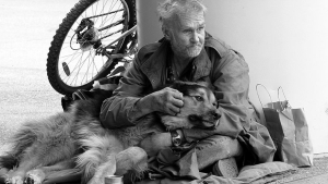 Illustration : "10 émouvantes photos de sans-abri avec leurs chiens"